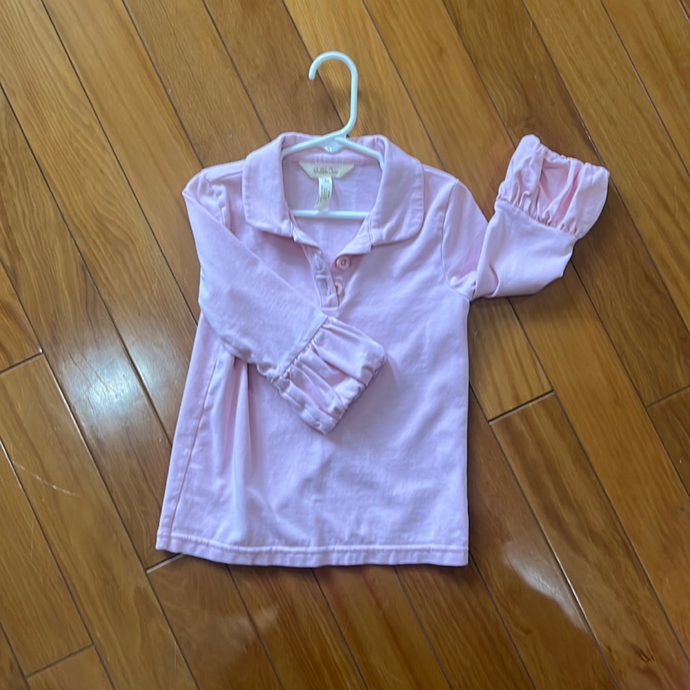 Matilda Jane pastel pink puffer sleeve top